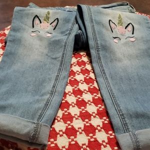 Celebrity Pink Girls Size 14 Unicorn Jeans